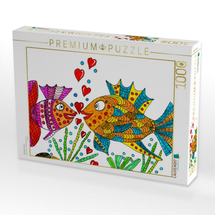 Verliebte Fische - CALVENDO Foto-Puzzle'