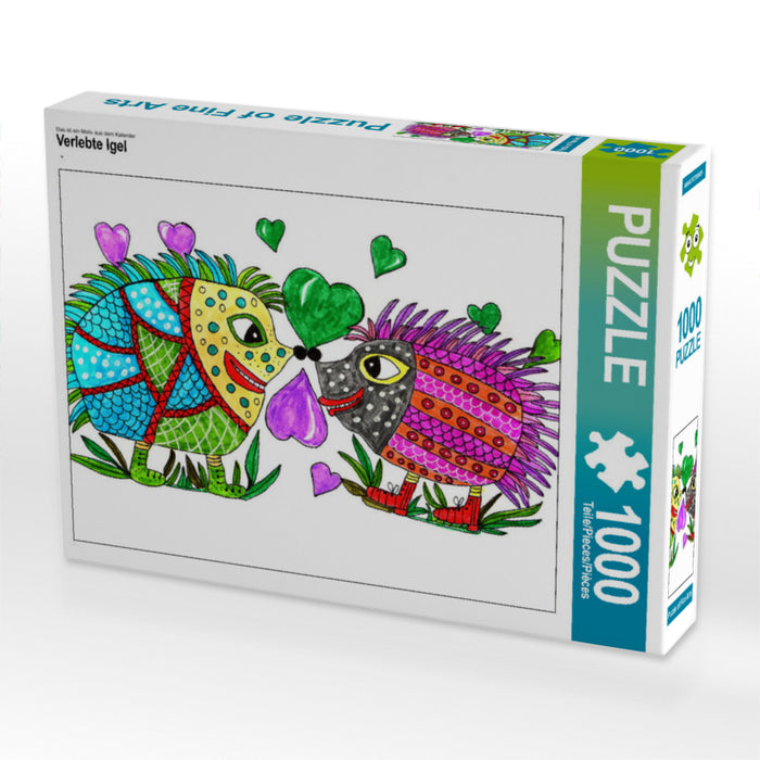 Expired hedgehogs - CALVENDO photo puzzle 