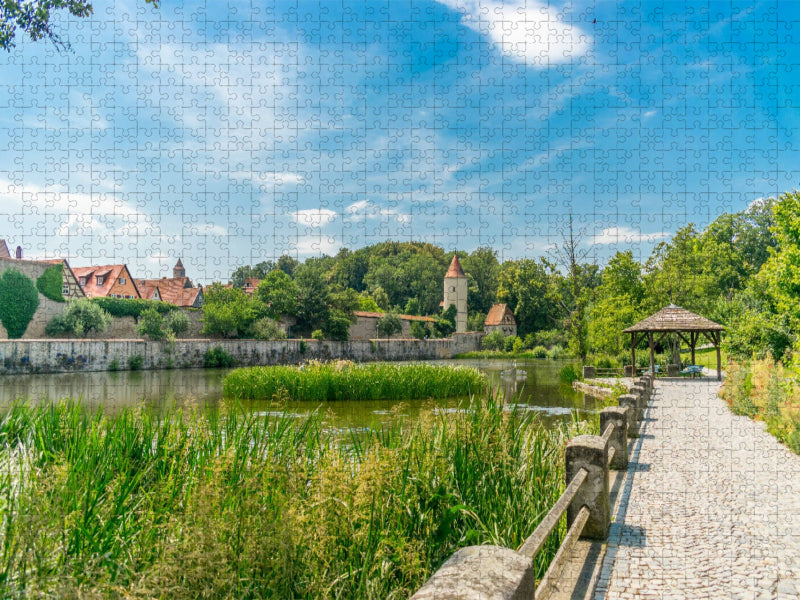 Rothenburger Weiher - CALVENDO Foto-Puzzle'