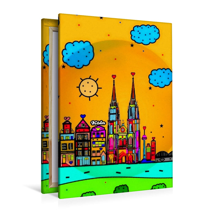 Premium Textil-Leinwand Köln