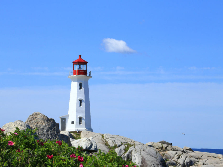 Der Leuchtturm von Peggys Cove - CALVENDO Foto-Puzzle'