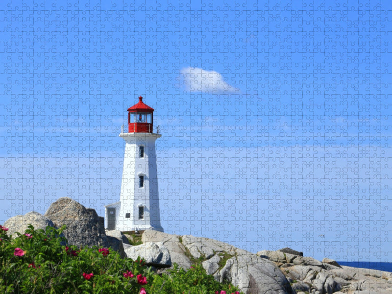 Der Leuchtturm von Peggys Cove - CALVENDO Foto-Puzzle'