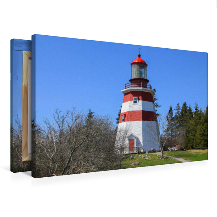 Toile textile haut de gamme Toile textile haut de gamme 120 cm x 80 cm paysage Phare à Barrington 