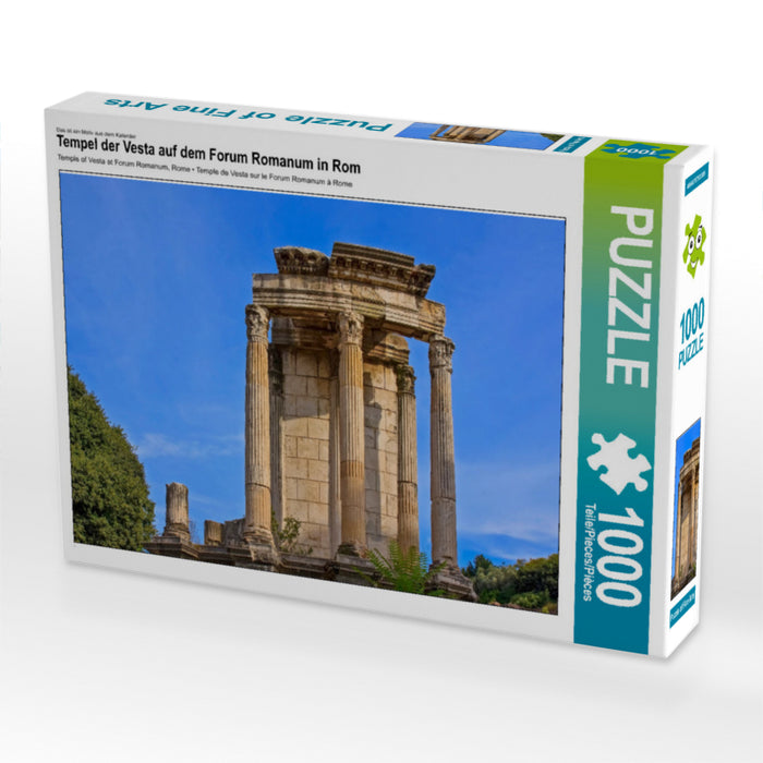 Temple of Vesta in the Roman Forum in Rome - CALVENDO photo puzzle 