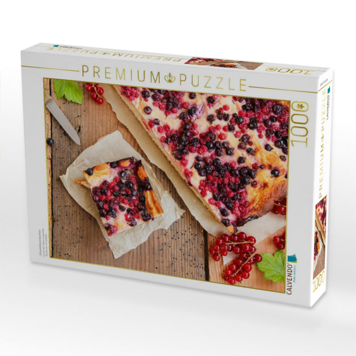 Johannisbeerenkuchen - CALVENDO Foto-Puzzle'