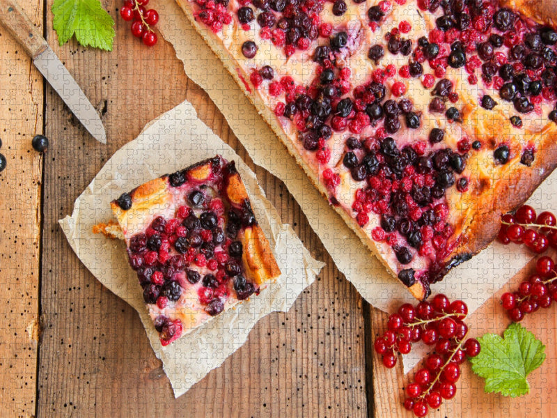 Johannisbeerenkuchen - CALVENDO Foto-Puzzle'