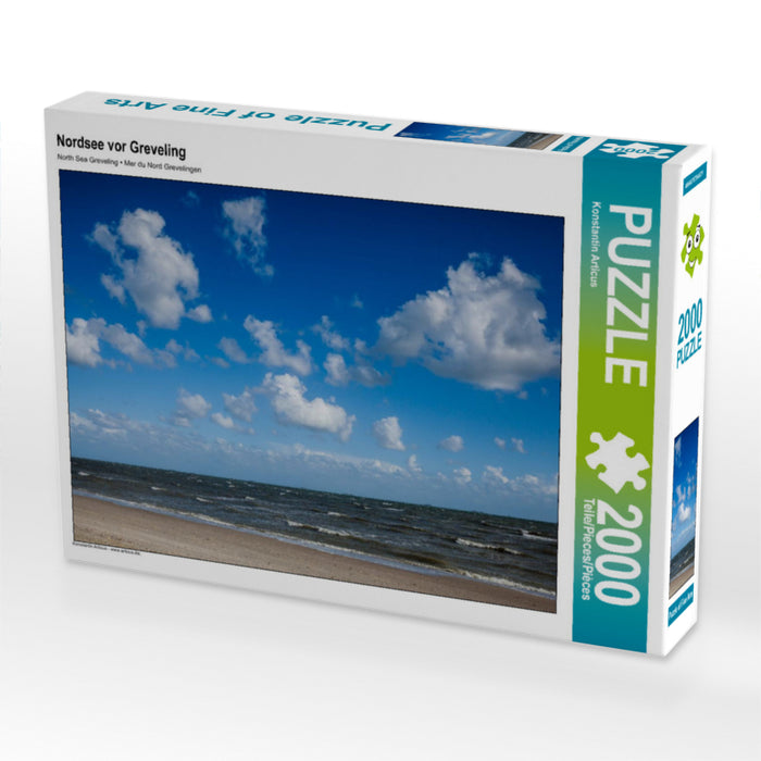 Nordsee vor Greveling 2000 Teile Puzzle quer - CALVENDO Foto-Puzzle'