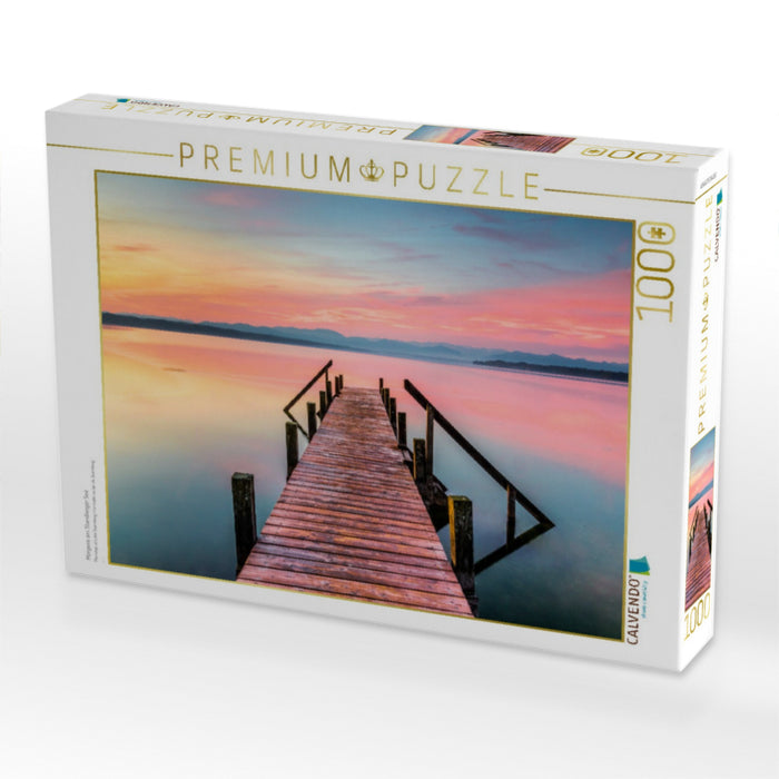 Morgens am Starnberger See - CALVENDO Foto-Puzzle'