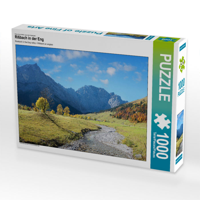 Rißbach in der Eng 1000 Teile Puzzle quer - CALVENDO Foto-Puzzle'