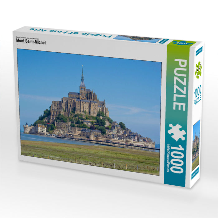 Mont Saint-Michel 1000 Teile Puzzle quer - CALVENDO Foto-Puzzle'