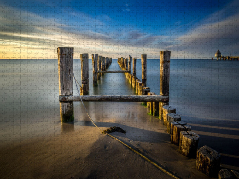 Alter Steg Zingst - CALVENDO Foto-Puzzle'