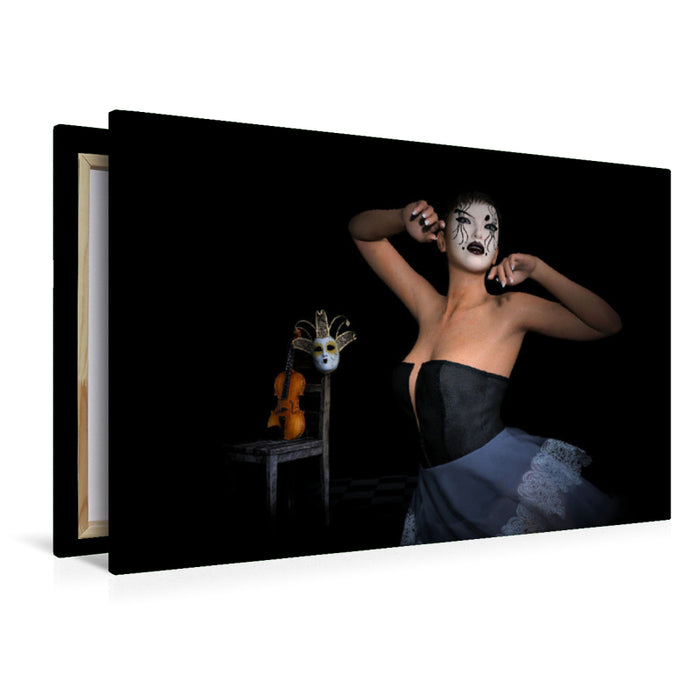 Premium Textil-Leinwand Zu mir