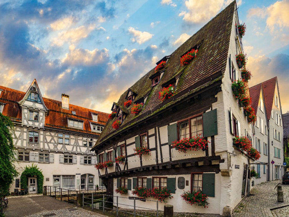 Hotel Schiefes Haus in Ulm - CALVENDO Foto-Puzzle'
