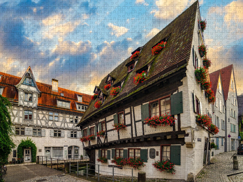 Hotel Schiefes Haus in Ulm - CALVENDO Foto-Puzzle'