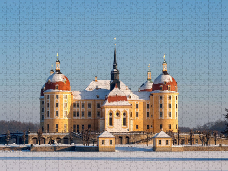 Das Schloss Moritzburg - CALVENDO Foto-Puzzle'
