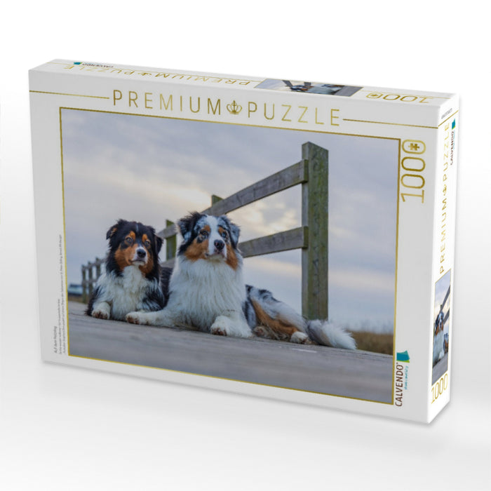 Auf dem Holzsteg - CALVENDO Foto-Puzzle'