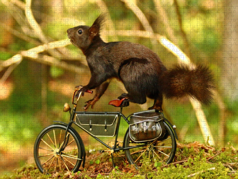 Die erste Radtour - CALVENDO Foto-Puzzle'