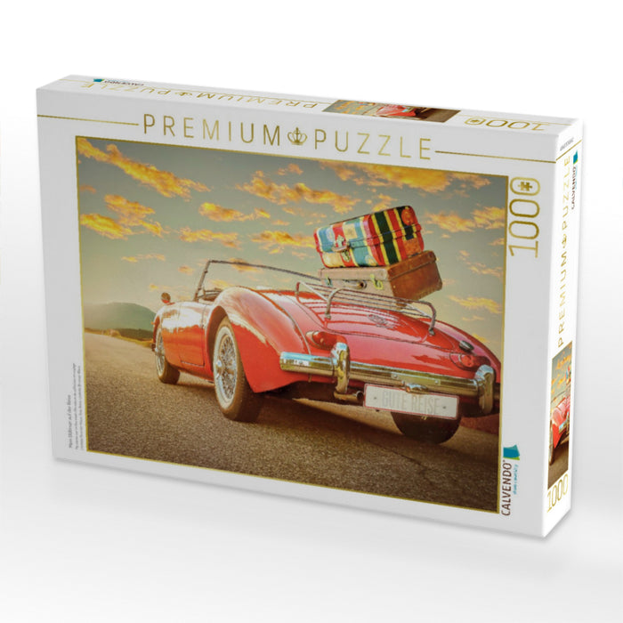 Mein Oldtimer auf der Reise - CALVENDO Foto-Puzzle'