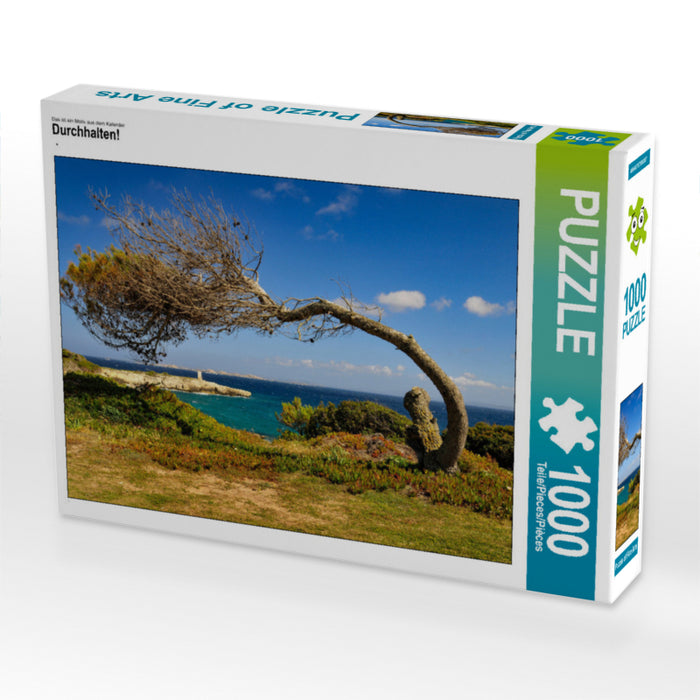 Durchhalten! 1000 Teile Puzzle quer - CALVENDO Foto-Puzzle'
