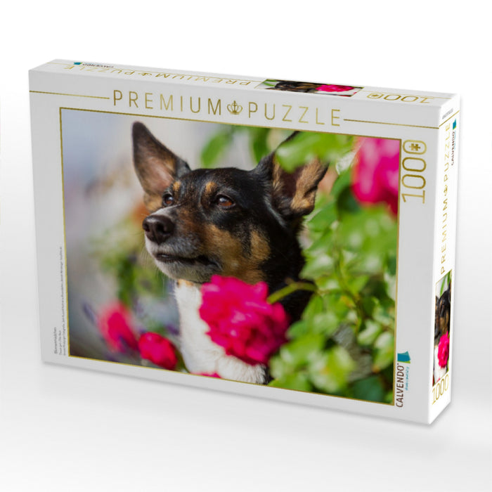 Blumenmädchen - CALVENDO Foto-Puzzle'