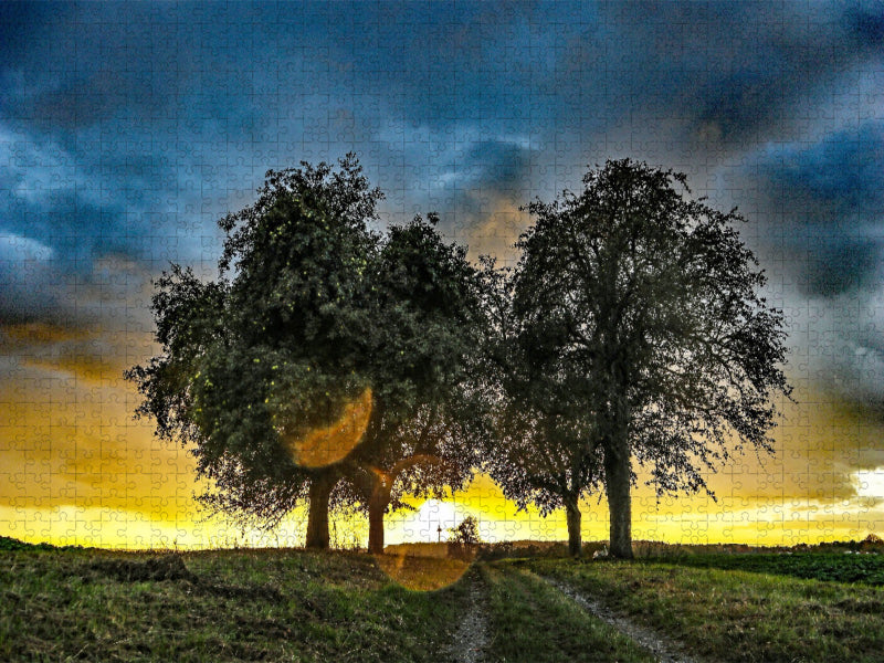 Abendstimmung - CALVENDO Foto-Puzzle'