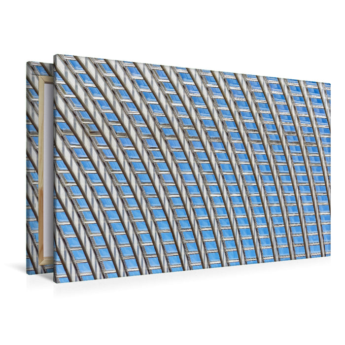 Premium Textil-Leinwand Bahnhof Liège-Guillemins (Dach)
