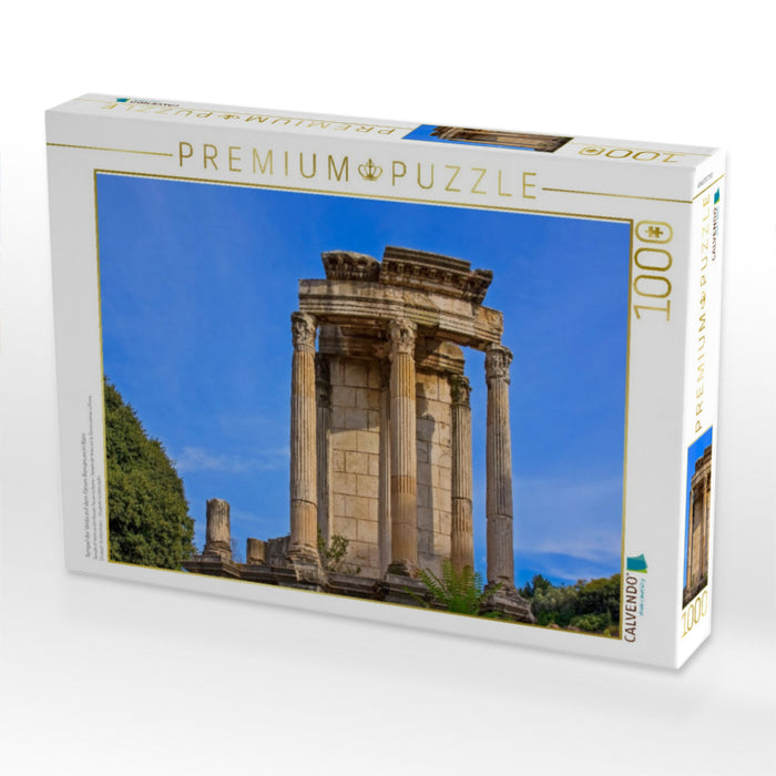 Tempel der Vesta auf dem Forum Romanum in Rom - CALVENDO Foto-Puzzle'