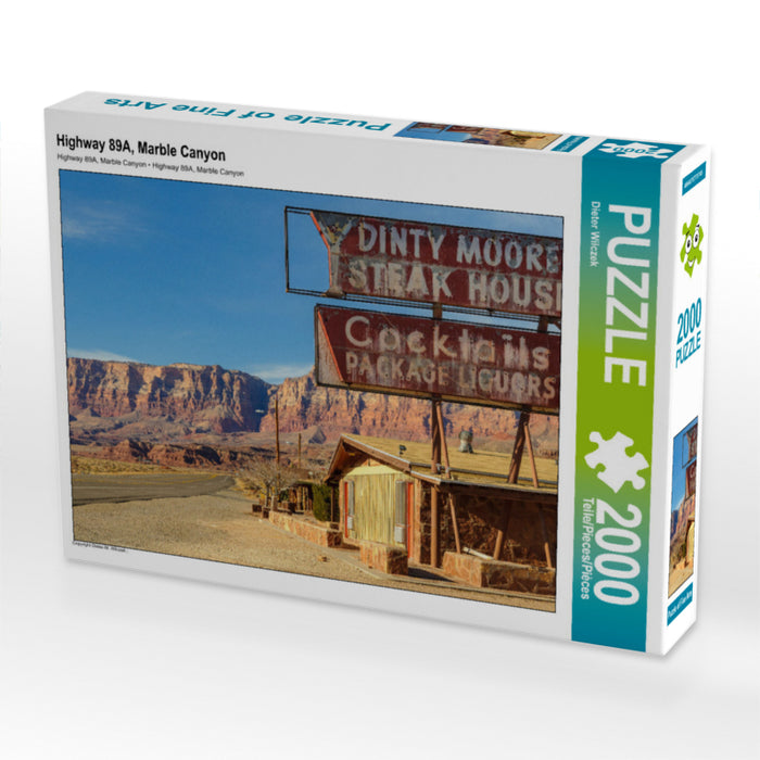 Highway 89A, Marble Canyon 2000 Teile Puzzle quer - CALVENDO Foto-Puzzle'