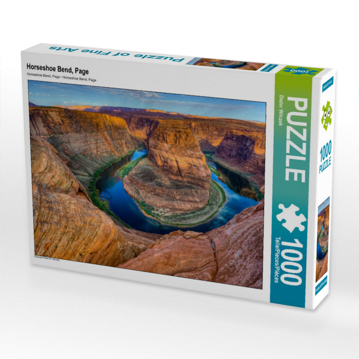 Horseshoe Bend, Page 2000 Teile Puzzle quer - CALVENDO Foto-Puzzle'