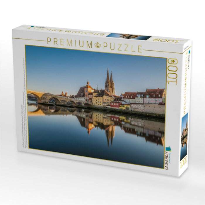 Ein Motiv aus dem Kalender Regensburg, kunstvoll in Szene gesetzt - CALVENDO Foto-Puzzle'