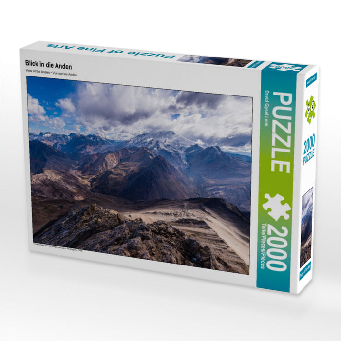 Blick in die Anden 2000 Teile Puzzle quer - CALVENDO Foto-Puzzle'