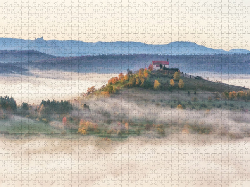Wurmlinger Kapelle im Ammertal - CALVENDO Foto-Puzzle'