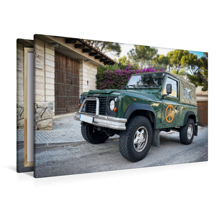 Toile textile premium Toile textile premium 120 cm x 80 cm paysage Boite Defender 90 