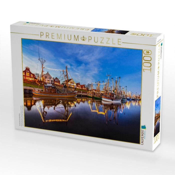 Greetsieler Kutterflotte - CALVENDO Foto-Puzzle'