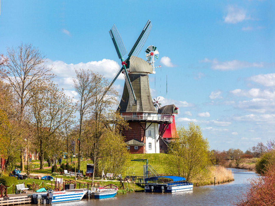 Greetsieler Zwillingsmühlen - CALVENDO Foto-Puzzle'