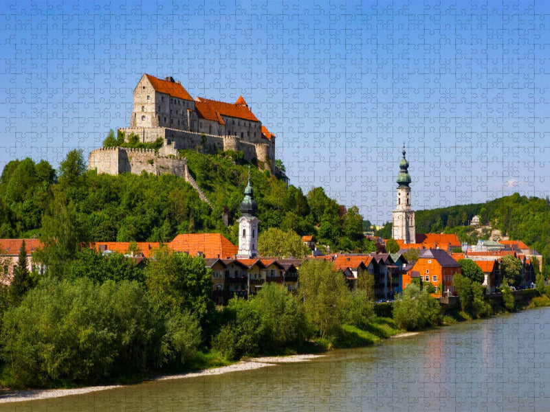 Ein Motiv aus dem Kalender Burghausen Mittelalter an der Salzach - CALVENDO Foto-Puzzle'