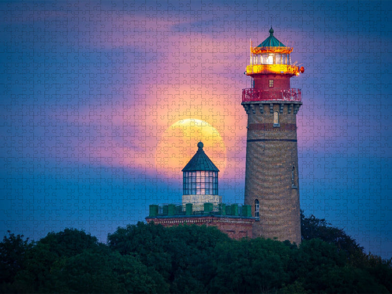 Vollmond am Kap Arkona - CALVENDO Foto-Puzzle'