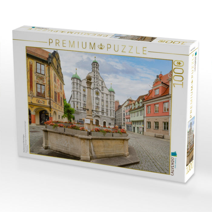 Marktbrunnen Memmingen - CALVENDO Foto-Puzzle'