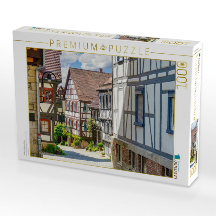 Blick in die Kurze Gasee - CALVENDO Foto-Puzzle'