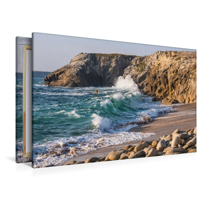 Premium Textil-Leinwand Port Bara - Côte Sauvage