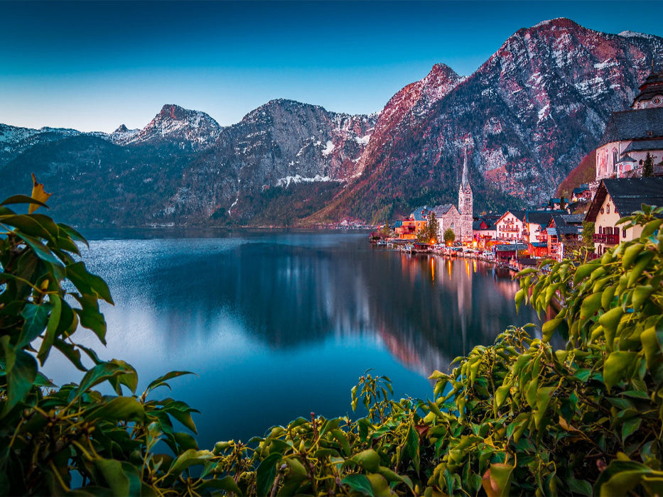 Hallstatt am Morgen - CALVENDO Foto-Puzzle'