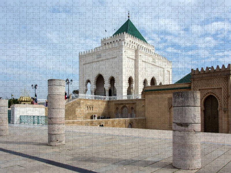 Mausoleum Mohammed V, Rabat - CALVENDO Foto-Puzzle'
