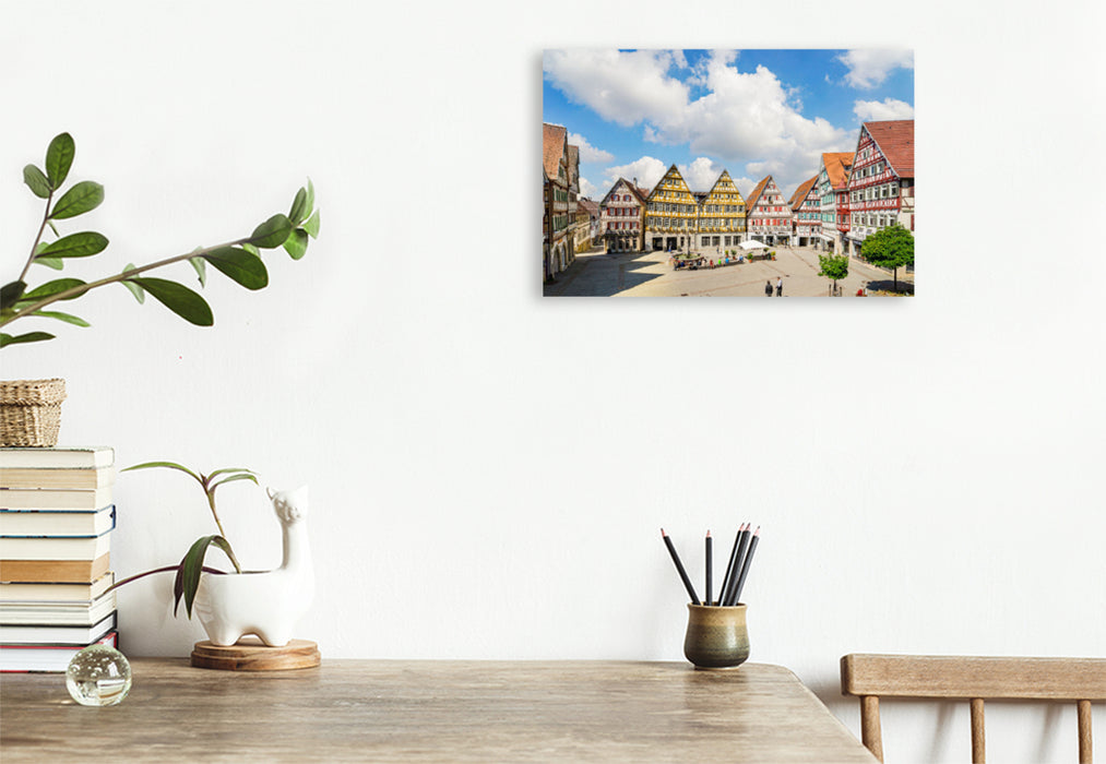 Premium textile canvas Premium textile canvas 120 cm x 80 cm across A motif from the Herrenberg Impressions calendar 