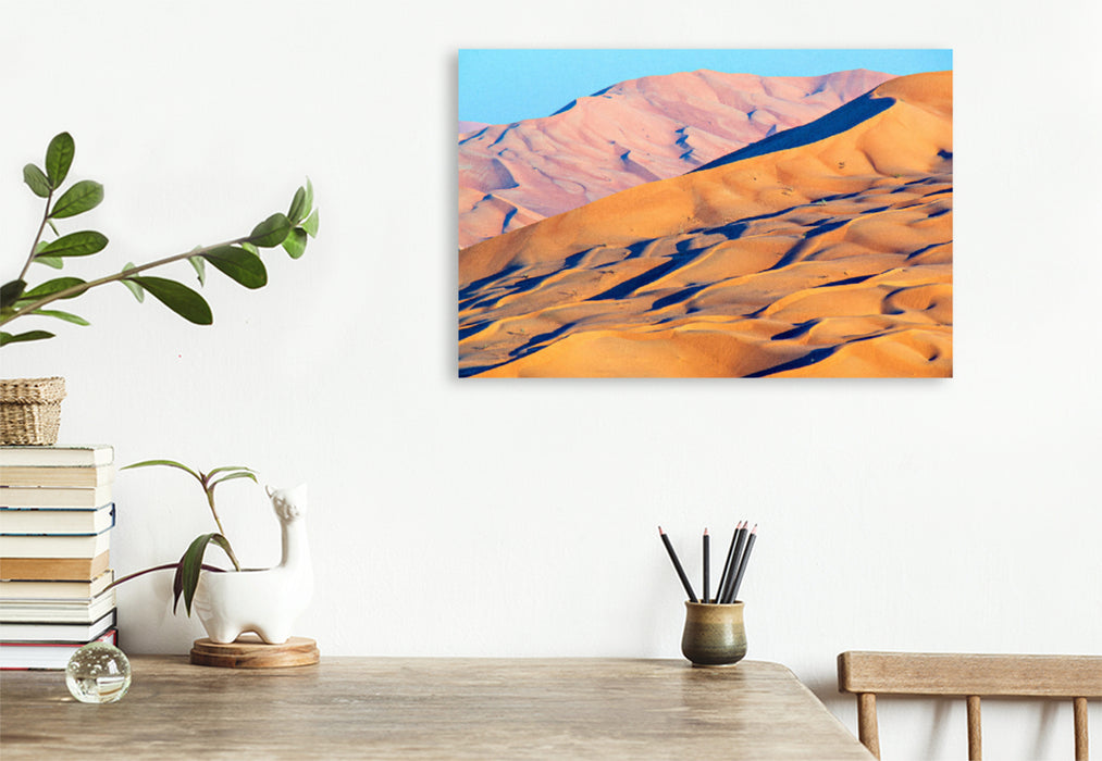 Premium textile canvas Premium textile canvas 120 cm x 80 cm landscape Oman - Rub al-Chali 