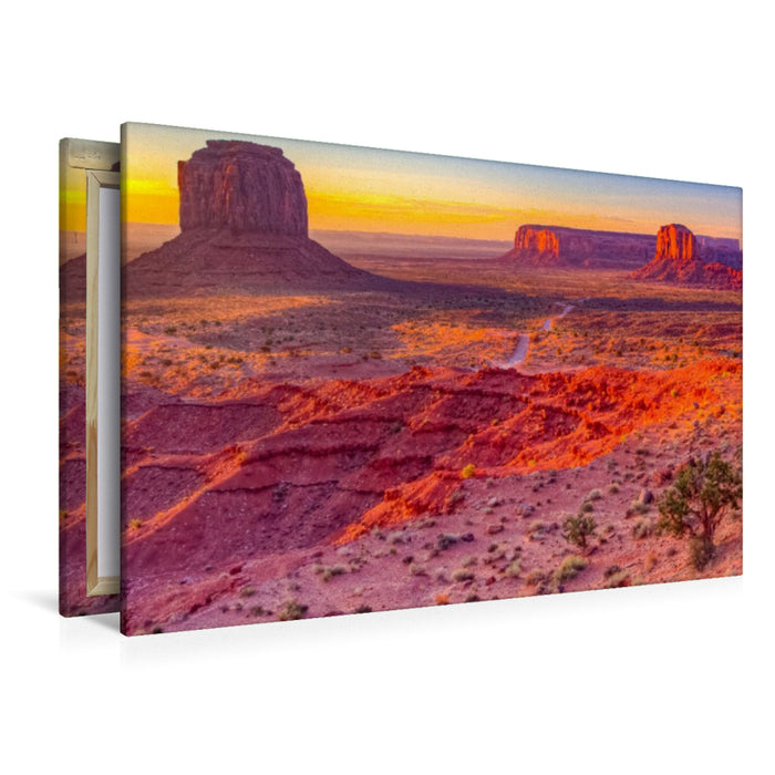 Premium textile canvas Premium textile canvas 120 cm x 80 cm across Valley Drive, Monument Valley 