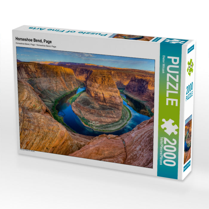 Horseshoe Bend, Page - Puzzle photo CALVENDO 
