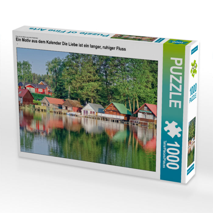 Love is a long, calm river - CALVENDO photo puzzle 