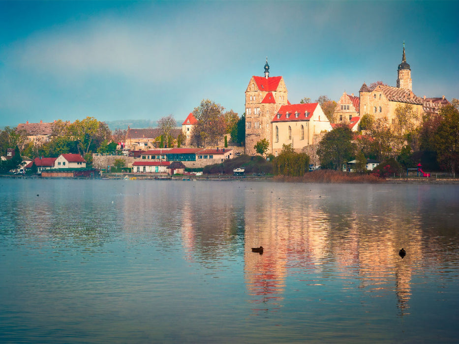 Schloss in Seeburg 1000 Teile Puzzle quer - CALVENDO Foto-Puzzle'