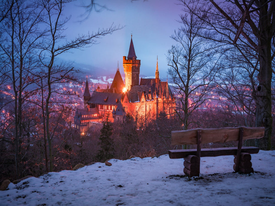 Schloss in Wernigerode 1000 Teile Puzzle quer - CALVENDO Foto-Puzzle'