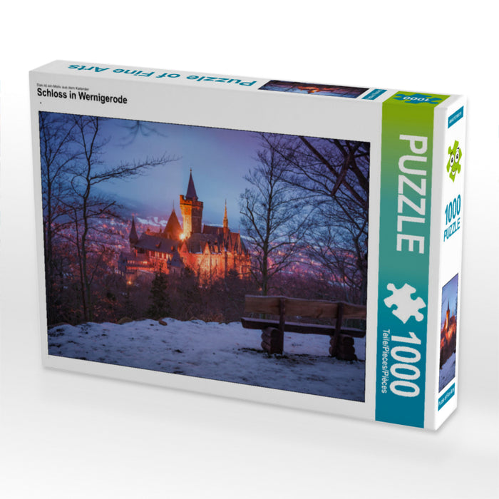 Schloss in Wernigerode 1000 Teile Puzzle quer - CALVENDO Foto-Puzzle'